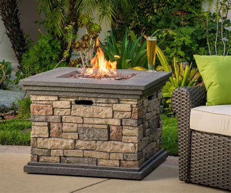 Compact Stone Fire Pit Table - The Pros & Cons...