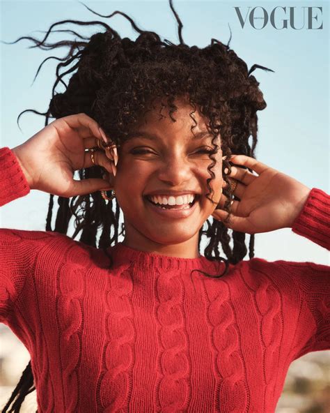 HALLE BAILEY in British Vogue, May 2023 – HawtCelebs