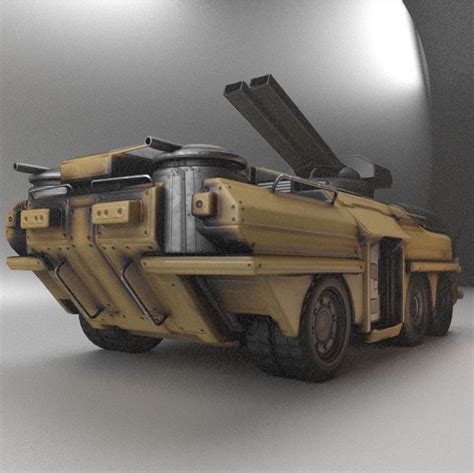 Amphibious Tank Rigged 3D Model $58 - .3ds .obj .unknown .x .fbx .blend - Free3D