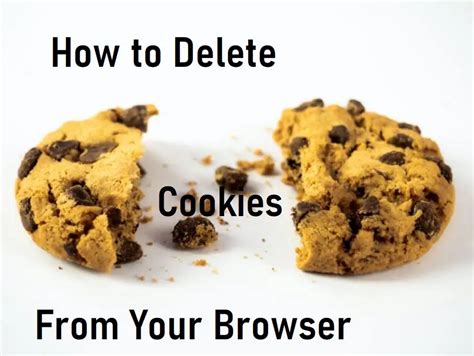 Step By Step- How to Delete Cookies