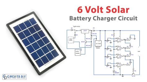 6V Solar Battery Charger Circuit