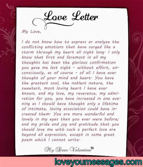 deep and long love letters for her - Love You Messages