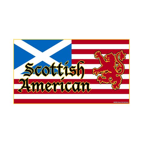 Scottish American Flag - Scottish American - Tapestry | TeePublic