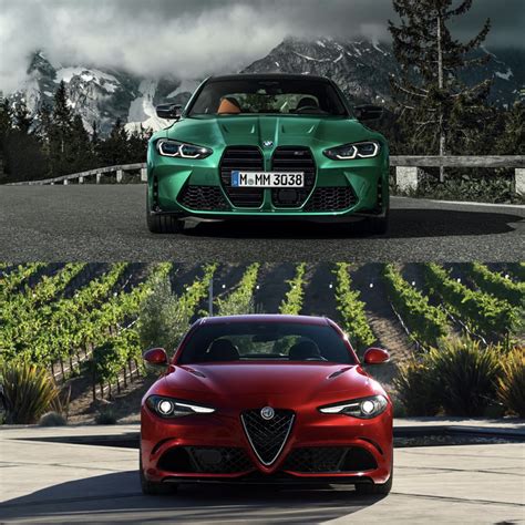 Photo Comparison: BMW M3 vs Alfa Romeo Giulia Quadrifoglio | Motor Memos