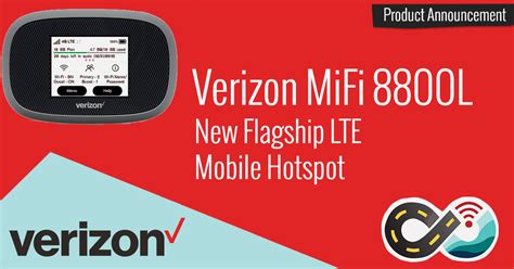 Verizon Launches New Flagship Mobile Hotspot Device - The MiFi 8800L ...