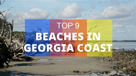 Best Georgia Beaches Map