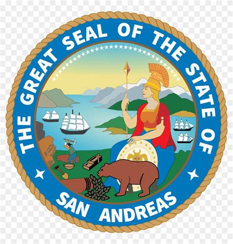 San Andreas State Seal - State Of San Andreas Logo, HD Png Download ...