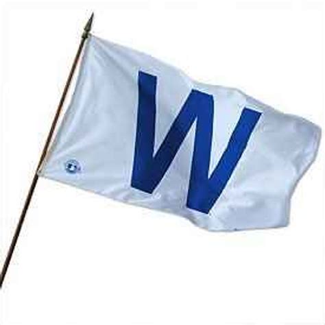 Shop Authentic Chicago Cubs "W" Flag | Official MLB