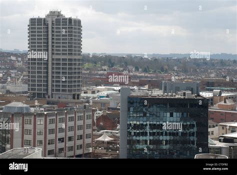 swindon town centre skyline Stock Photo - Alamy