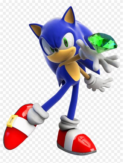 Sonic Chaos Emerald - Figurine, HD Png Download - 1244x1583(#1979129) - PngFind