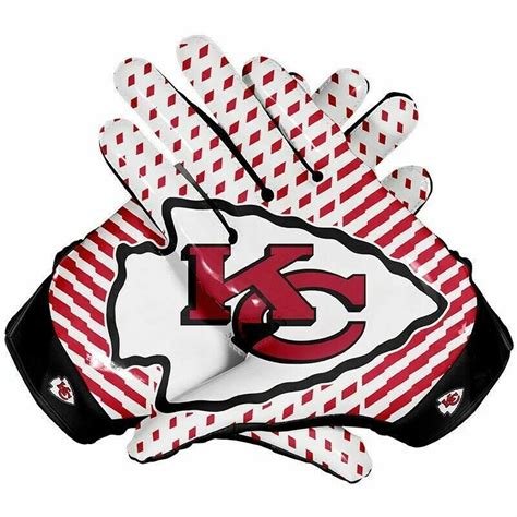 Football Gloves American Kansas City Chiefs Team NFL Fit for better ...