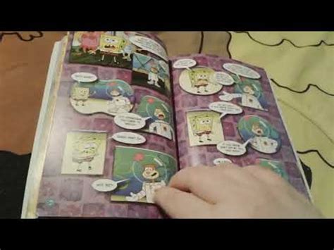 SpongeBob SquarePants Gone Nutty Cine-Manga Book Review - YouTube