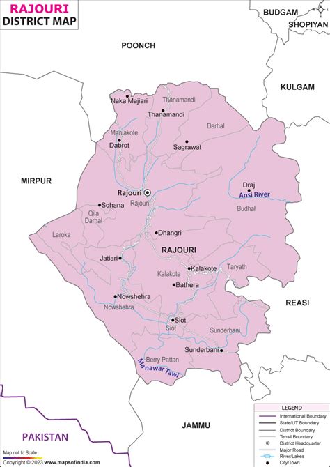 Rajouri District Map