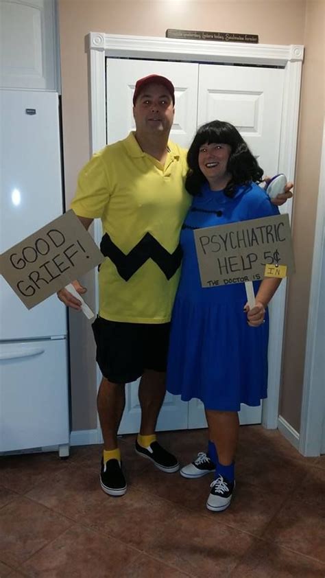 Charlie Brown & Lucy "2014" | Charlie brown halloween costumes, Couples ...