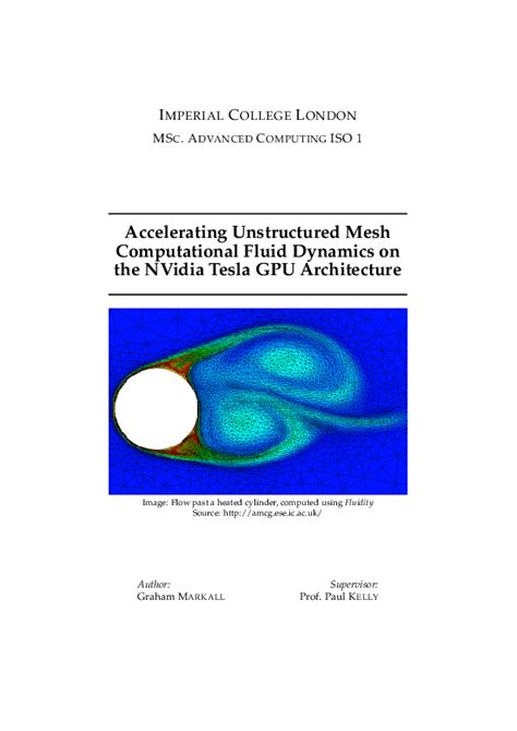 (PDF) Accelerating Unstructured Mesh Computational Fluid Dynamics on ...