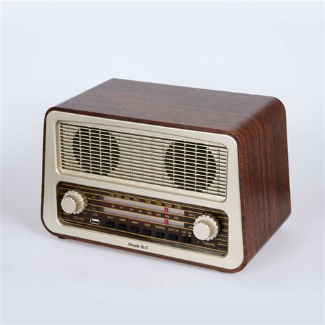 Wool antique old fashioned vintage radio desktop am fm full usb sound ...