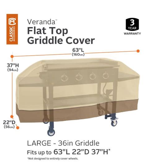 Protect Your Griddle with Veranda Collection Griddle Cover