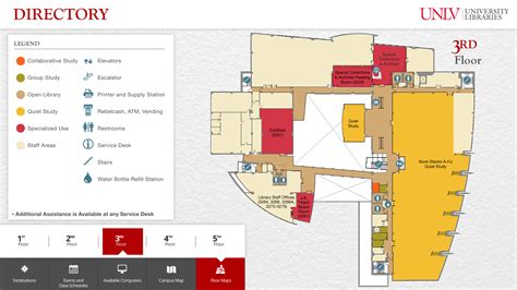 Lied Library Floor Plans | UNLV University Libraries