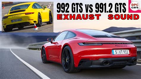 Porsche 911 992 GTS vs 991.2 GTS Exhaust Sound