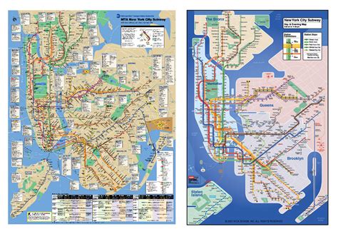 Subway Map Nyc With Streets - Time Zones Map