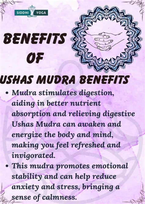 Ushas Mudra: Meaning, Benefits, & How to Do | Siddhi Yoga