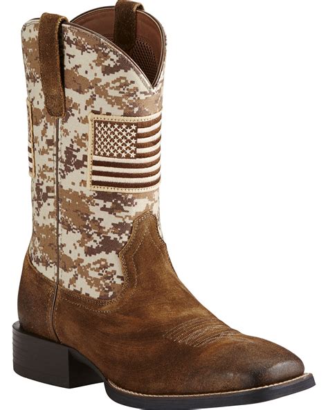 Ariat Men's Camo Patriot Western Boots | Boot Barn