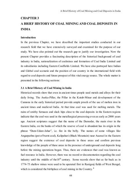 (PDF) Chapter 3: A Brief History of Coal Mining and Coal ...shodhganga.inflibnet.ac.in/bitstream ...