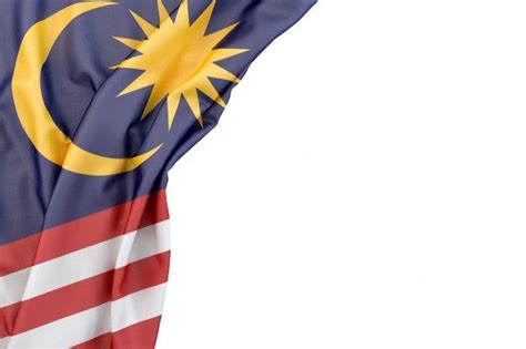 Malaysia Flag in Space Premium Photo