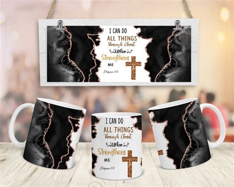 Christian Coffee Mug Sublimation Design For Mug 11-15oz Bible | Etsy