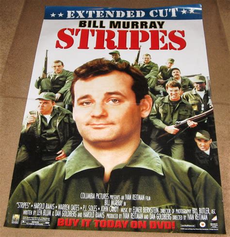 Stripes Extended Cut Movie Poster 27x40 Used Judge Reinhold, John Cand – Mason City Poster Company