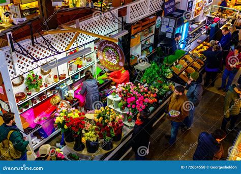 The Shoppers at Lancaster Central Market Editorial Stock Photo - Image of food, bakery: 172664558