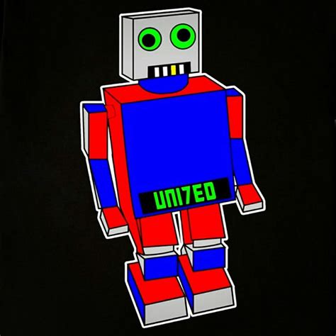 Shirt available now at uni7ed.com Men, Women and Kids. Other shirt colors also available. Robot ...