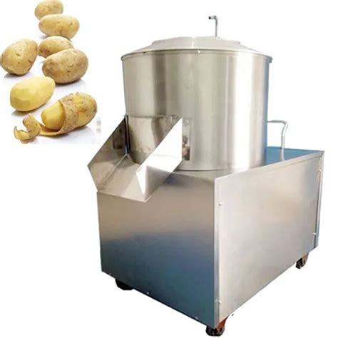 1500W Commercial Electric Potato Peeling Machine Stainless Steel Full ...