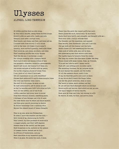 Tennyson Ulysses Poem at Michael Moore blog