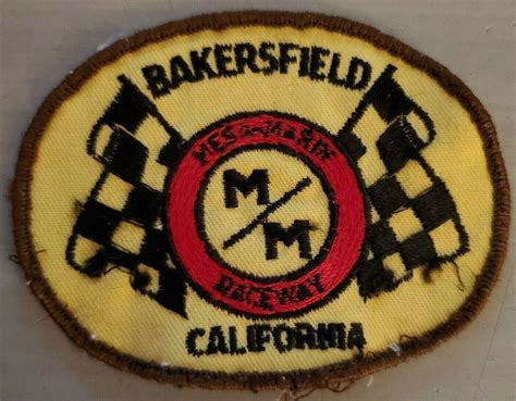 Vintage 1980s Mesa Marin Raceway Bakersfield Speedway Embroidered ...