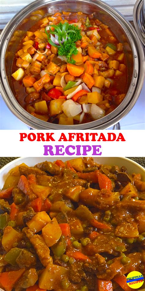 Pork Afritada Recipe | Recipe | Pork afritada recipe, Recipes, Fresh ham recipe