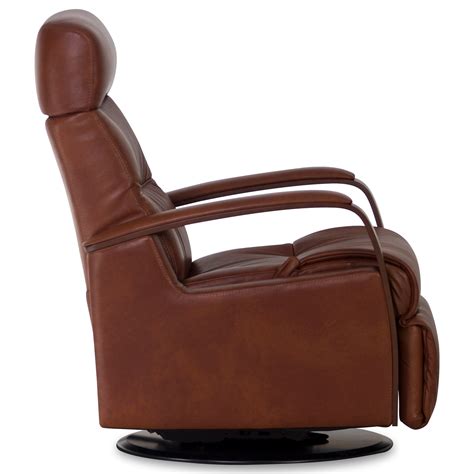 IMG Norway Recliners Modern Peak Recliner Relaxer with Exposed Wood Arms | Sprintz Furniture ...