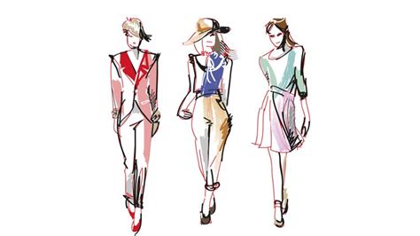 Fashion Design Sketches Background