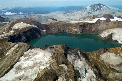 Katmai Calder, glacier, and Mt Griggs in Katmai National Park, Alaska image - Free stock photo ...