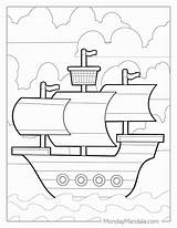 Childrens Coloring Pages Pirates Ship sketch template