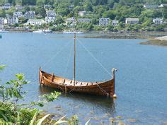 Modern replica of a birlinn, a West Highland galley. Photo by David ...