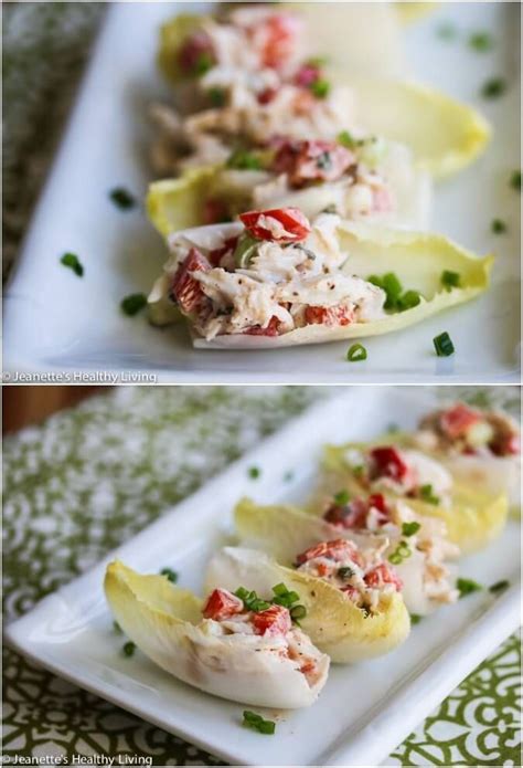 Endive Stuffed with Old Bay Crab Salad, # # | Healthy appetizer recipes ...