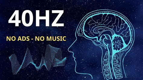 40 hz binaural beats pure - No ADS, No Music - YouTube