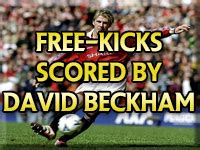 Manchester United all 27 Free Kicks scored by David Beckham