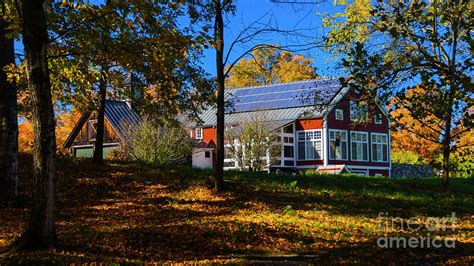 Autumn on the farm in Middlebury Vermont Photograph by Scenic Vermont Photography - Fine Art America