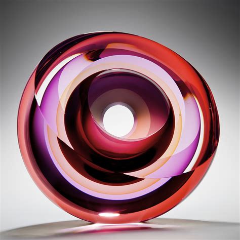 Contemporary Art Glass I 'Echoes of Light' by Tim Rawlinson