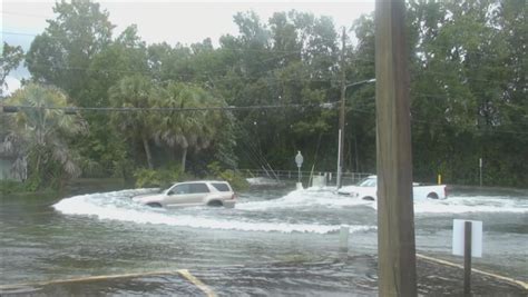 Hurricane Idalia: Streets of Crystal River, Florida, submerged by floodwaters