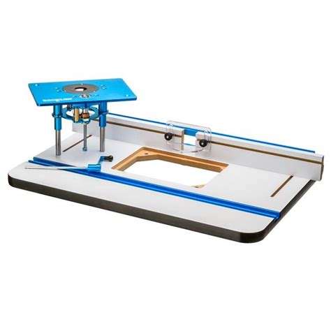 Rockler High Pressure Laminate Router Table, Fence and FX Router Lift | Router lift, Router ...