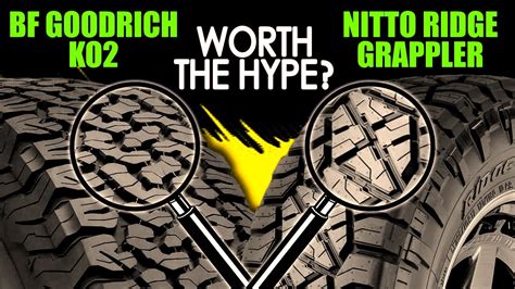 Nitto Ridge Grappler Vs BF Goodrich KO2 A Full Comparison, 59% OFF