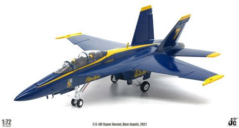 Blue Angels #7 F/A-18E Super Hornet US Navy 2021 JC wings JCW-72-F18-010 scale 1:72 ezToys ...